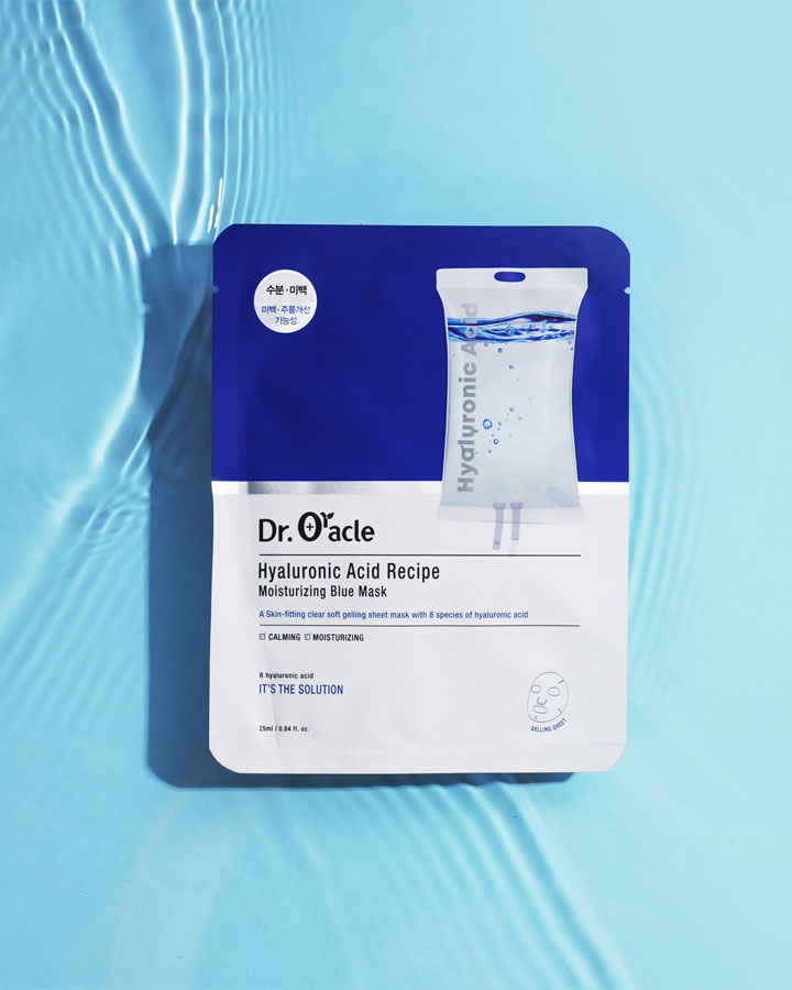 Dr. Oracle Hyaluronic Acid Recipe Moisturizing Blue Mask