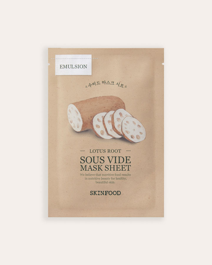 LOTUS ROOT SOUS VIDE MASK SHEET